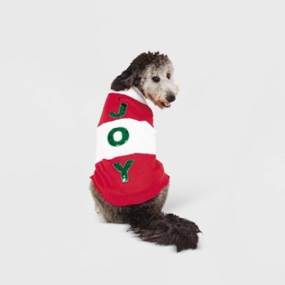 Dog and Cat Sweater - Joy Sequin - Wondershop large